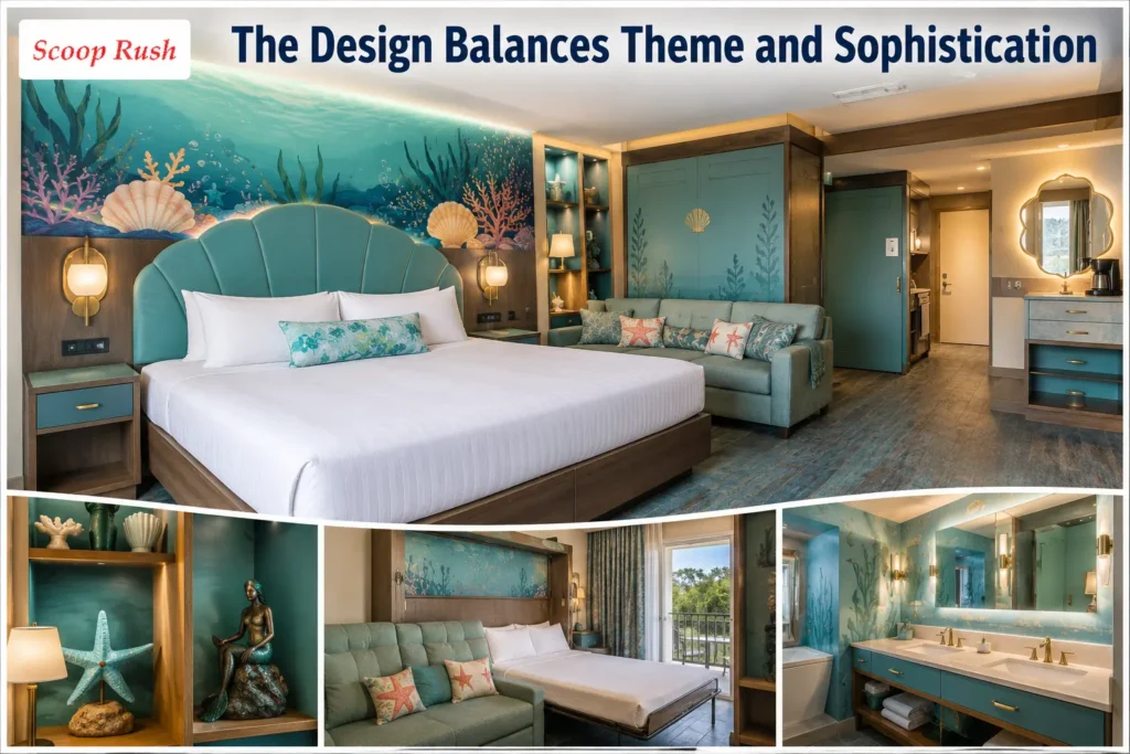 The Design Balances Theme and Sophistication