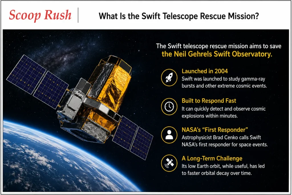 What Is the Swift Telescope Rescue Mission?