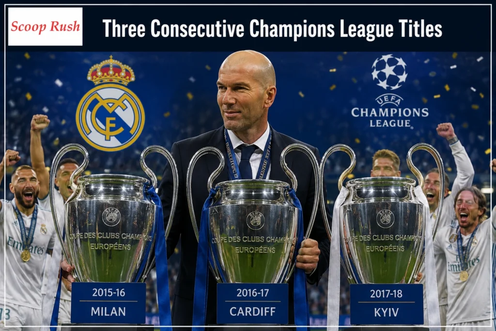 Three Consecutive Champions League Titles