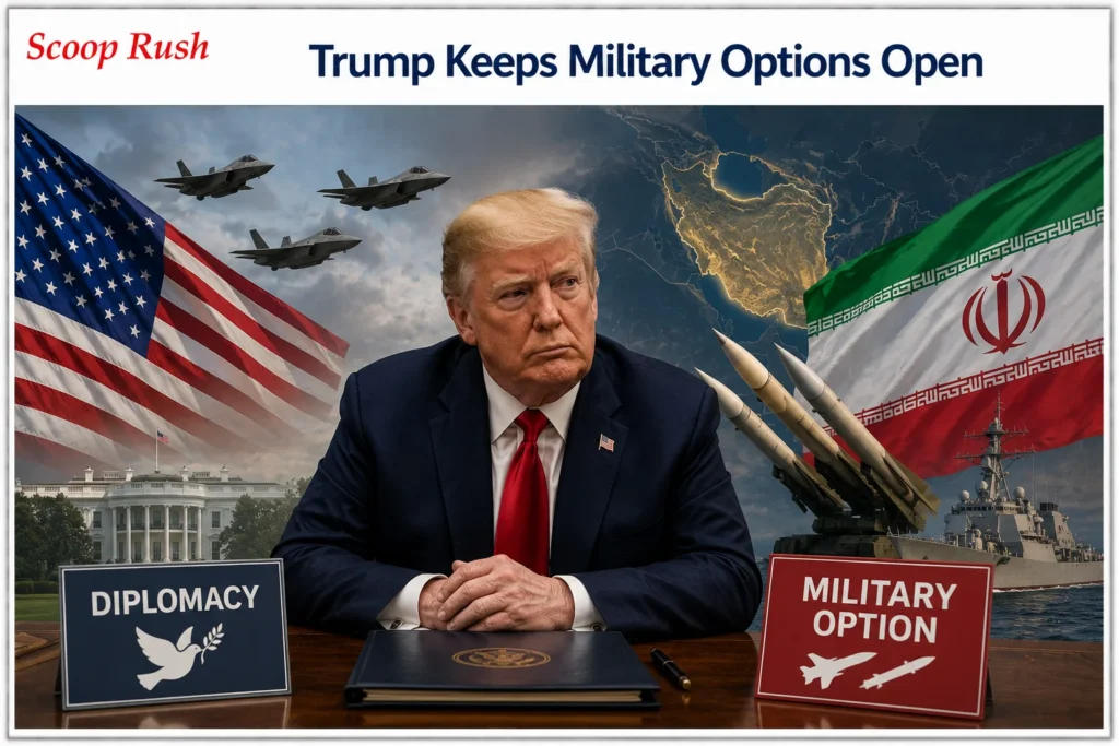 Trump-Keeps-Military-Options-Open