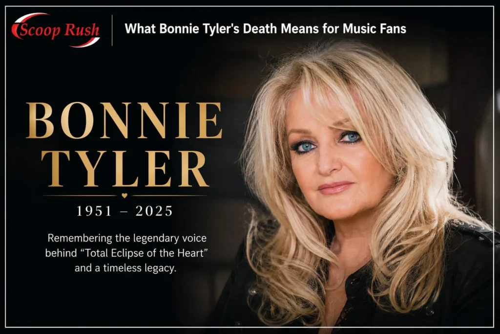 What Bonnie Tyler's Death Means for Music Fans
