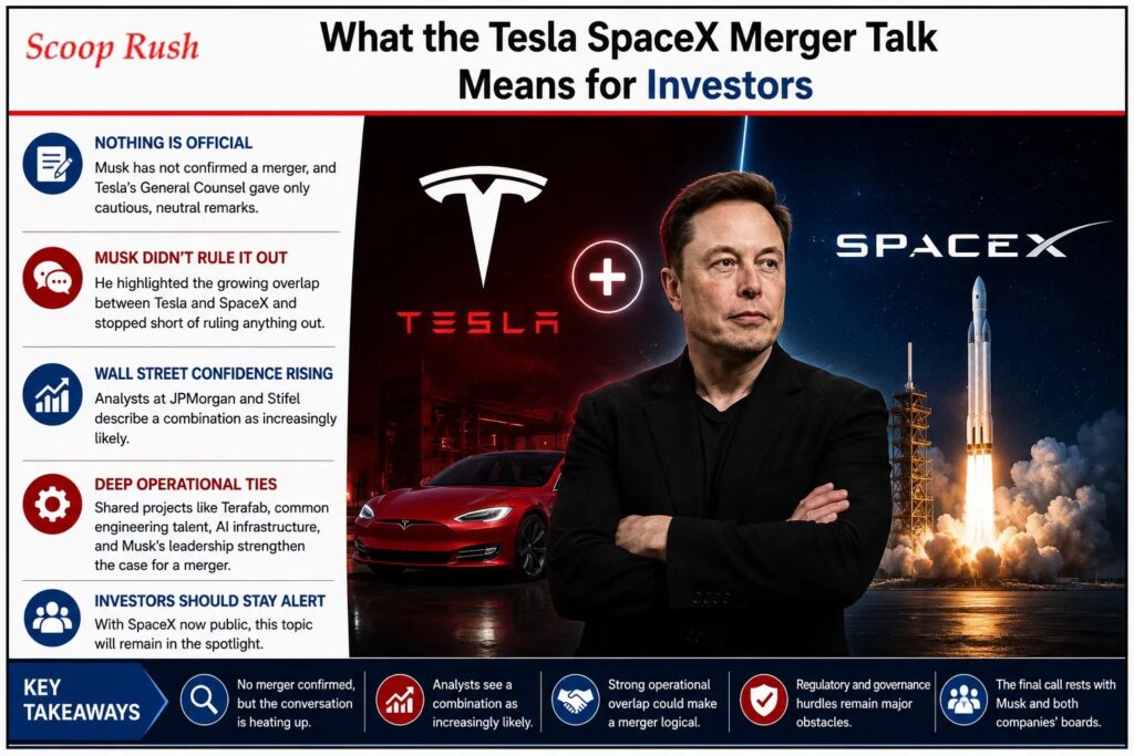 What the Tesla SpaceX Merger Talk Means for Investors
