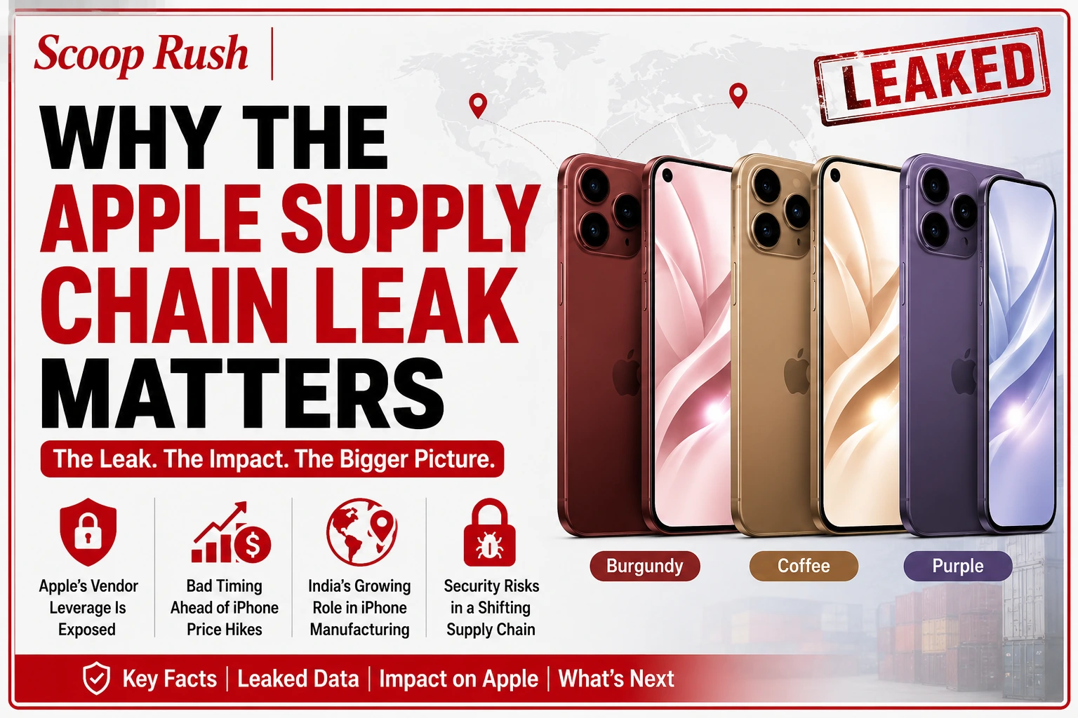 Why the Apple supply chain leak matters