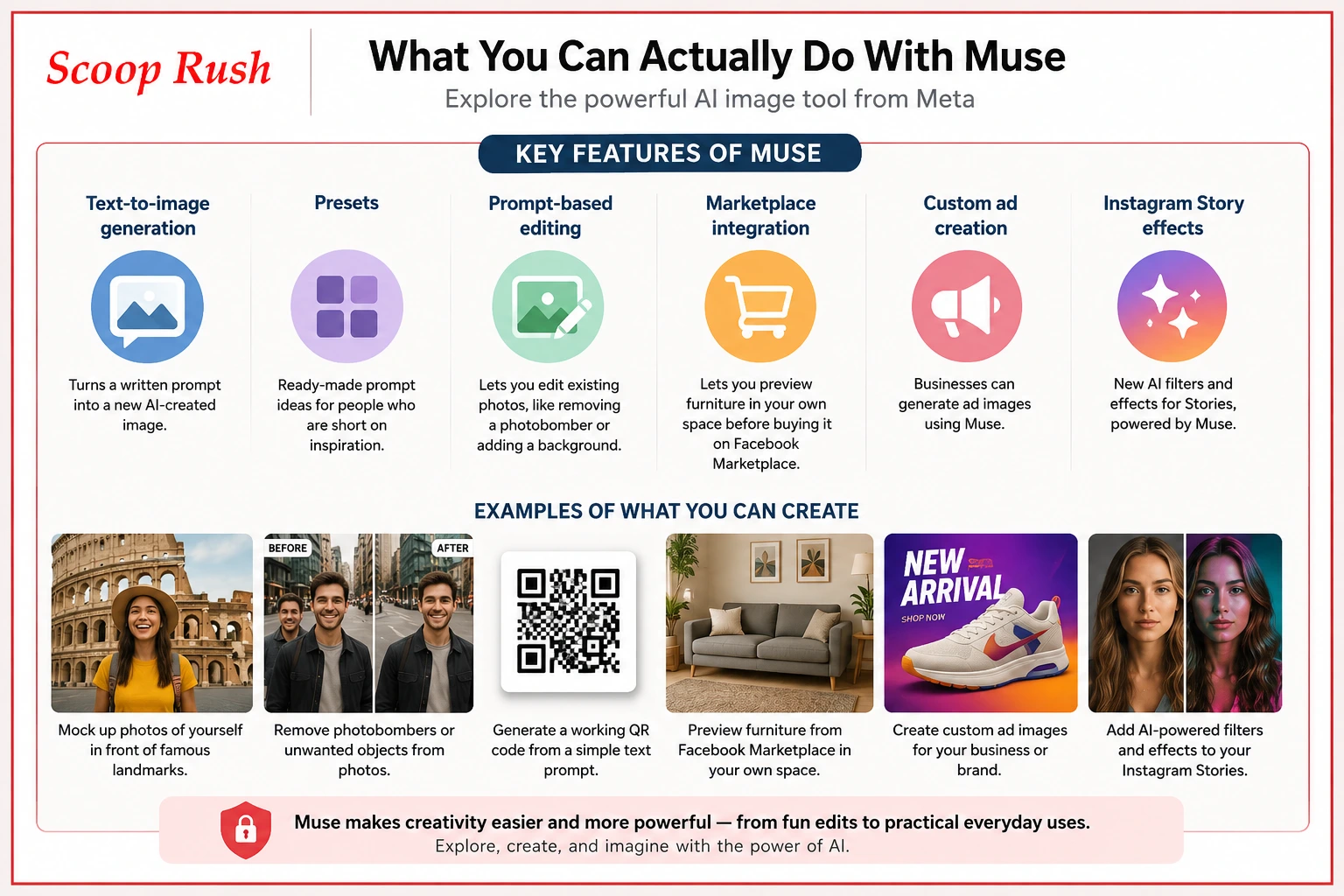 What you can do with Meta Muse Image AI generator