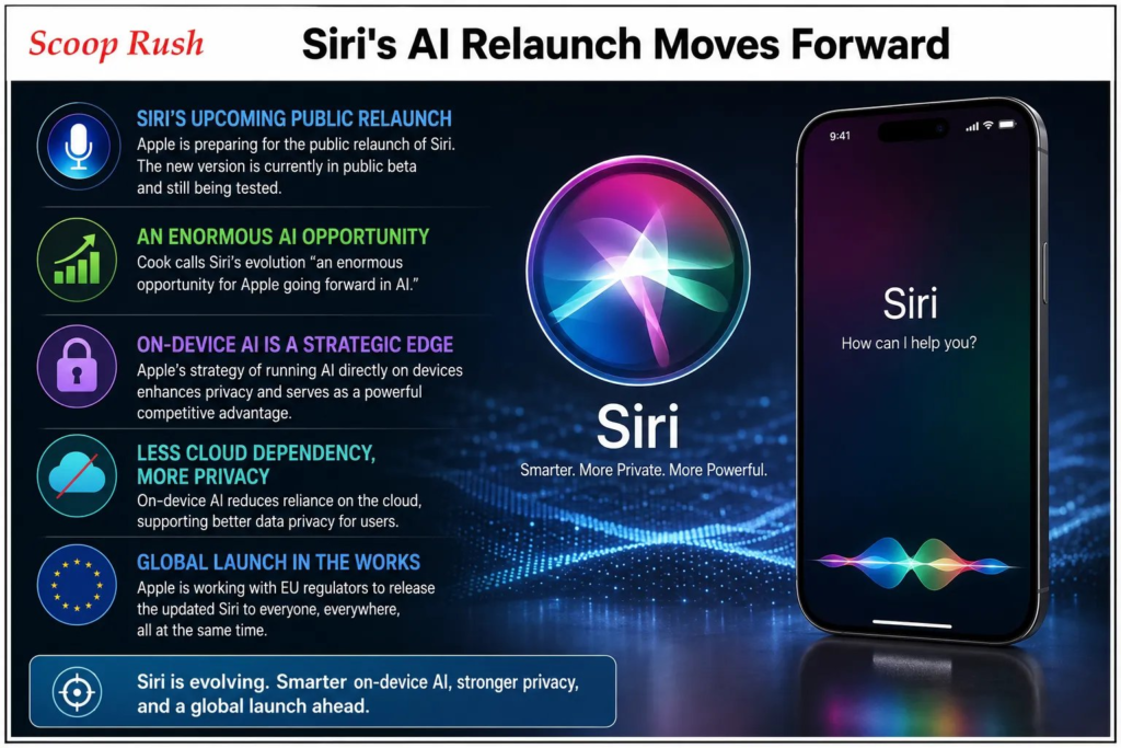 Siri's AI Relaunch Moves Forward