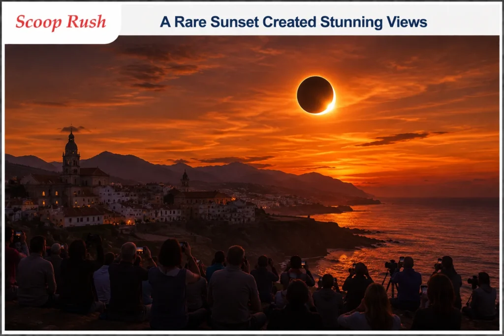 A-Rare-Sunset-Created-Stunning-Views