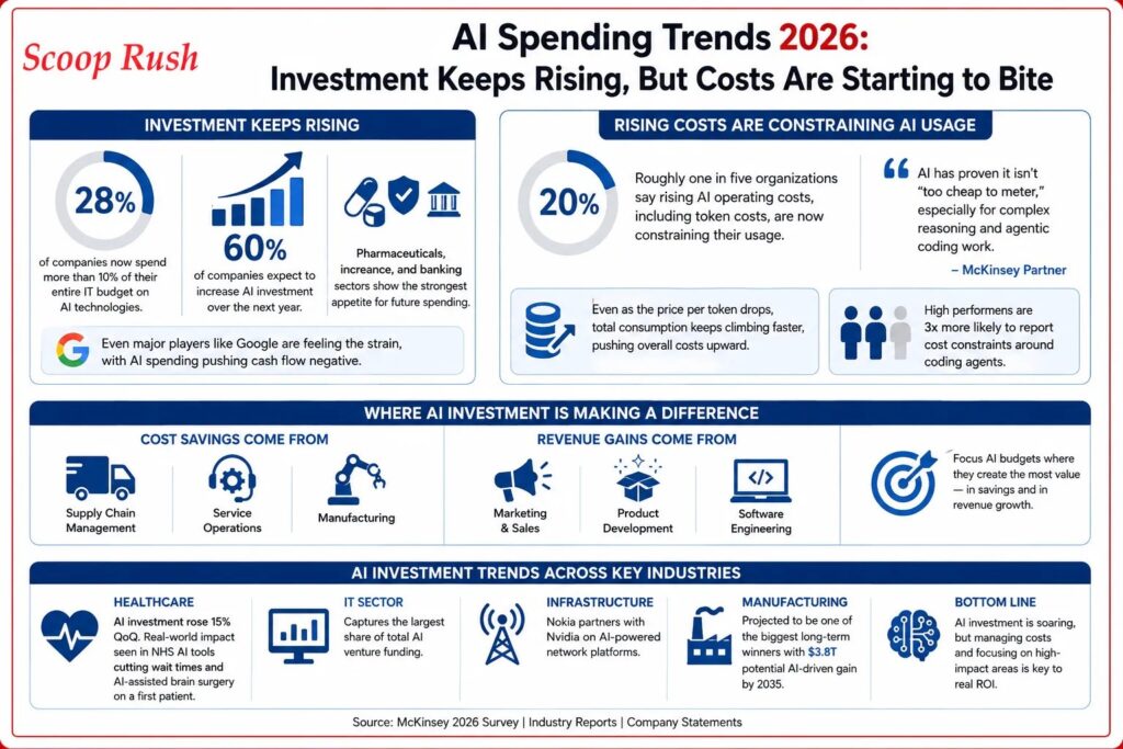 AI Spending Trends 2026: Investment Keeps Rising, But Costs Are Starting to Bite
