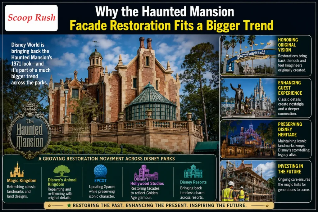 Why the Haunted Mansion Facade Restoration Fits a Bigger Trend