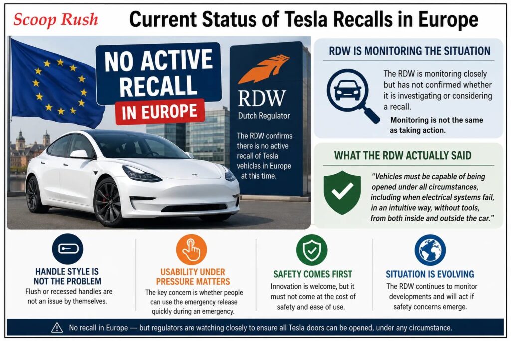 Current Status of Tesla Recalls in Europe