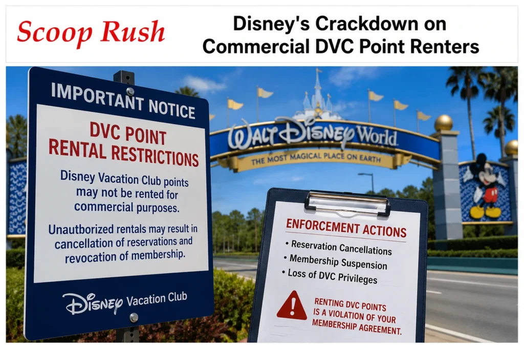 Disney's Crackdown on Commercial DVC Point Renters