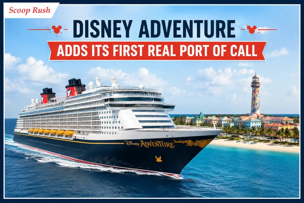 Disney Adventure Adds Its First Real Port of Call