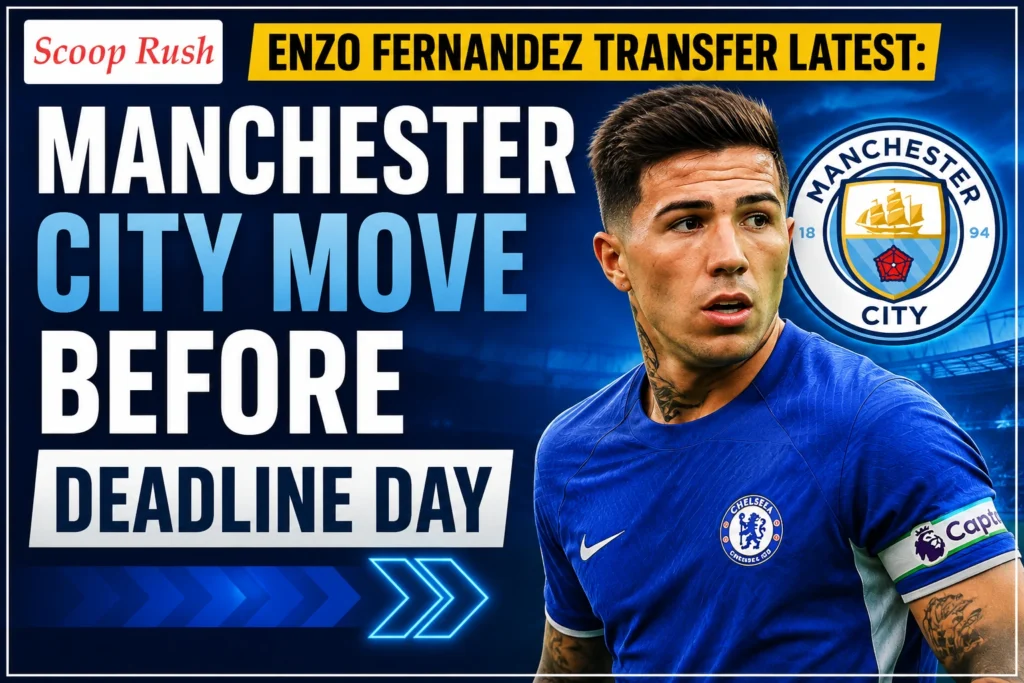 Enzo Fernandez Transfer Latest: Manchester City Move Before Deadline Day