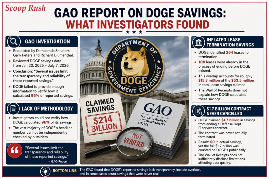 GAO Report on DOGE Savings: What Investigators Found