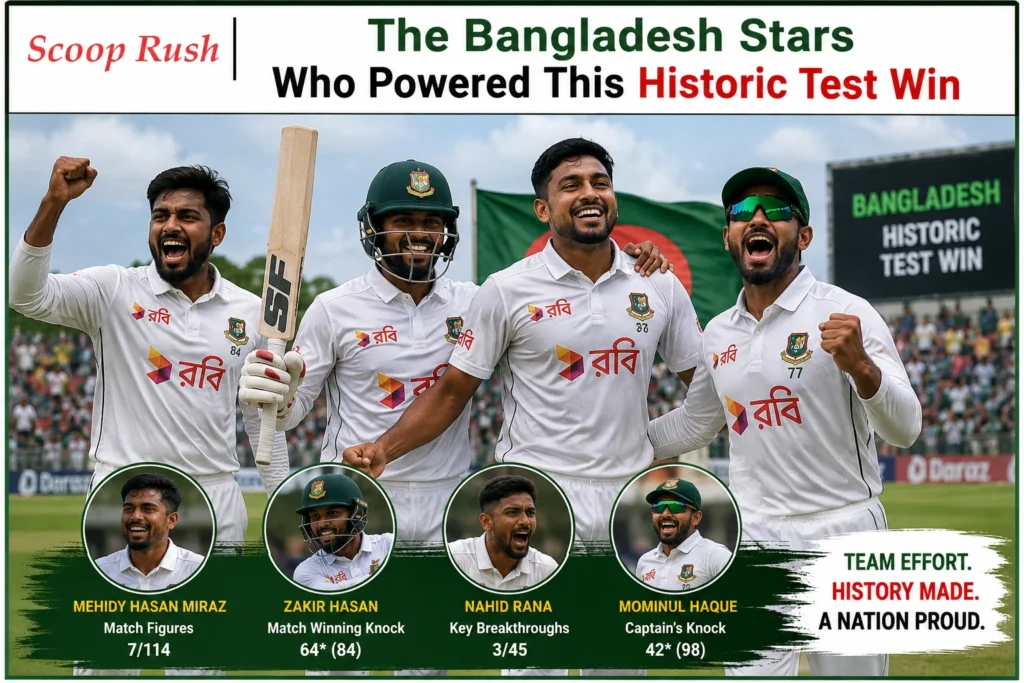 The Bangladesh Stars Who Powered This Historic Test Win