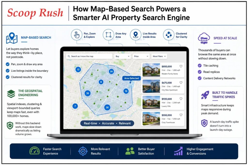 How Map-Based Search Powers a Smarter AI Property Search Engine