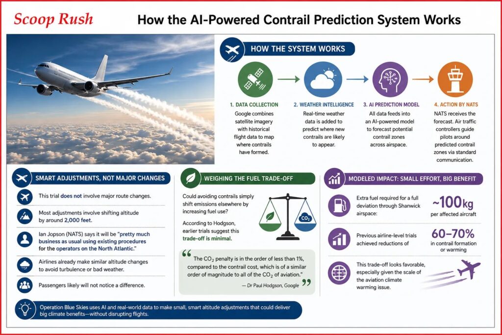 How the AI-Powered Contrail Prediction System Works