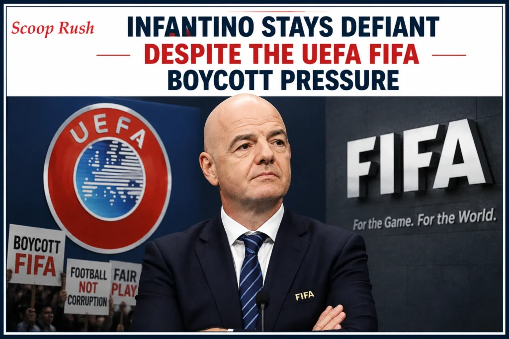 Infantino Stays Defiant Despite the Uefa Fifa Boycott Pressure