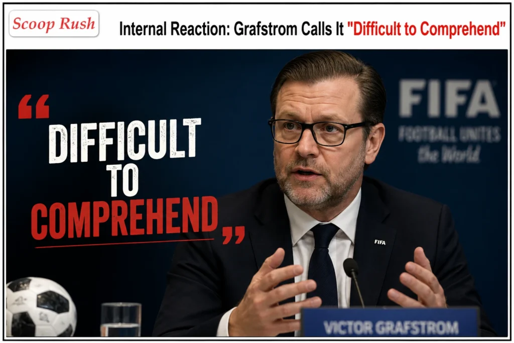Internal Reaction: Grafstrom Calls It "Difficult to Comprehend"
