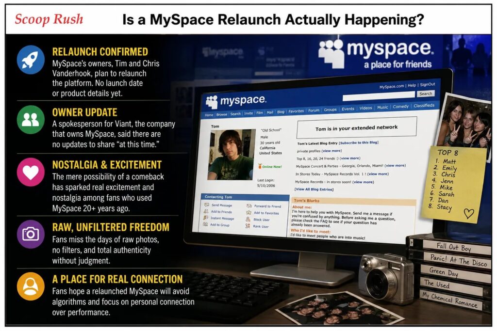 Is a MySpace Relaunch Actually Happening?
