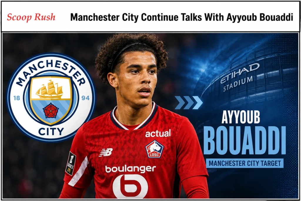 Manchester City Continue Talks With Ayyoub Bouaddi