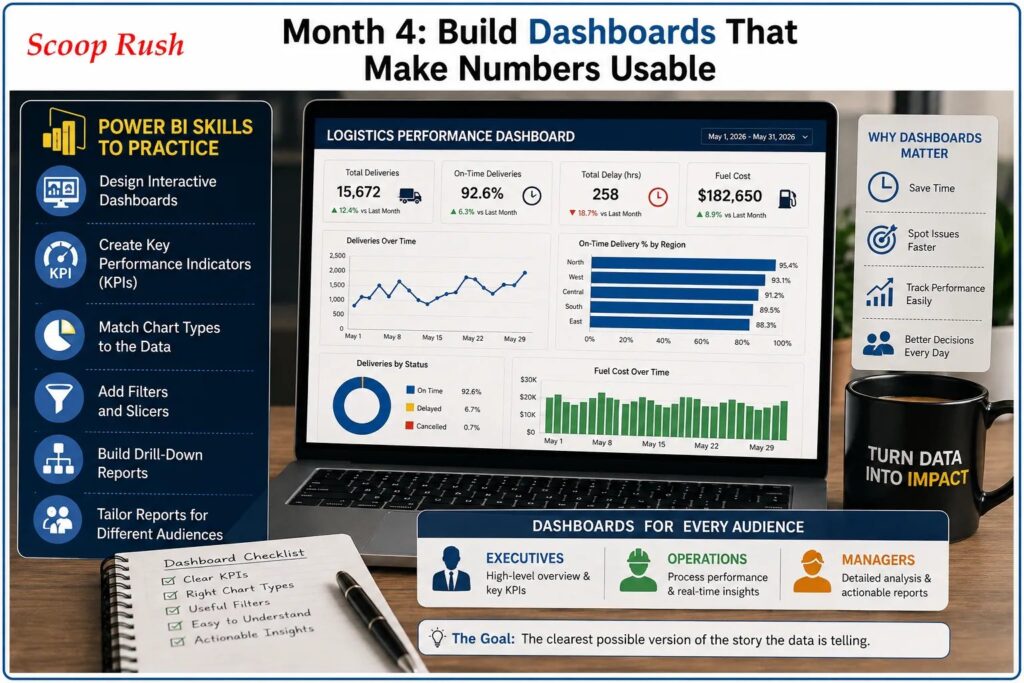 Month 4: Build Dashboards That Make Numbers Usable