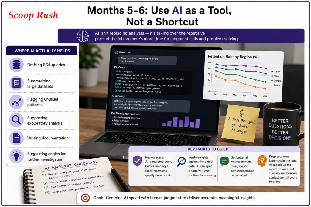 Months 5–6: Use AI as a Tool, Not a Shortcut