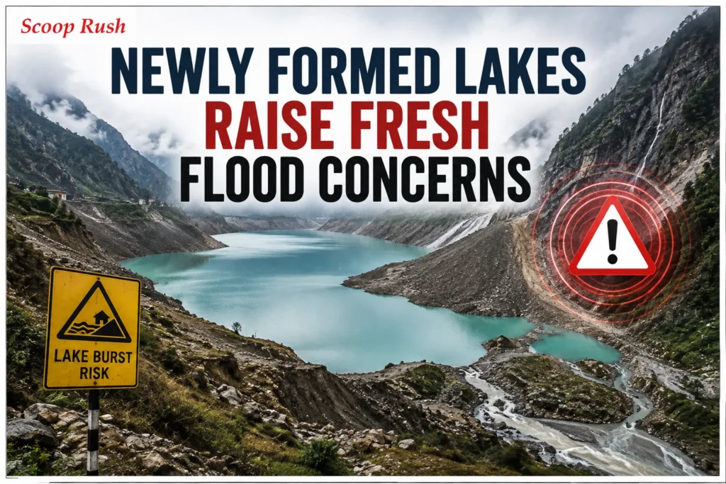 Newly-Formed-Lakes-Raise-Fresh-Flood-Concerns