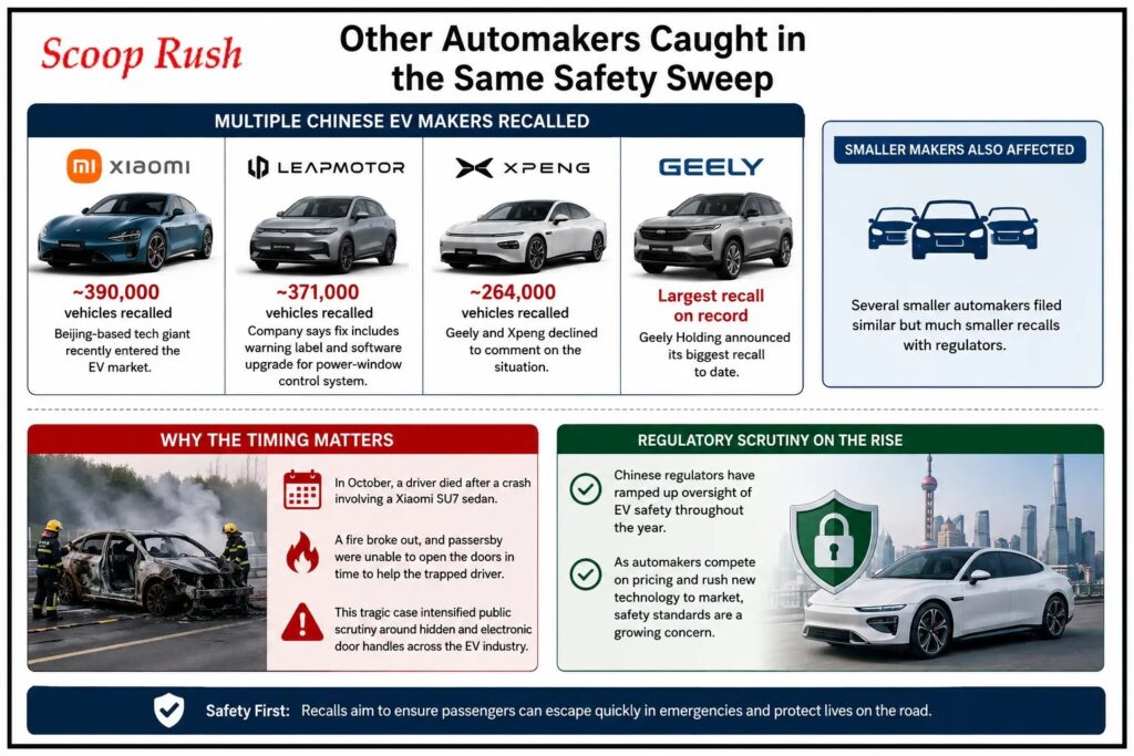 Other Automakers Caught in the Same Safety Sweep