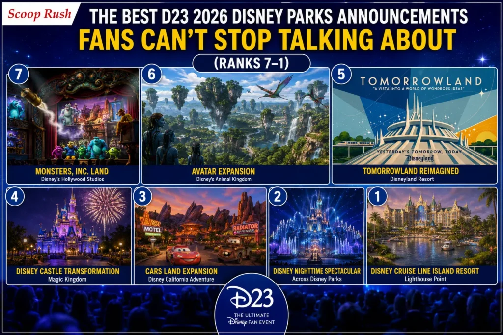 The Best D23 2026 Disney Parks Announcements Fans Can't Stop Talking About (Ranks 7–1)