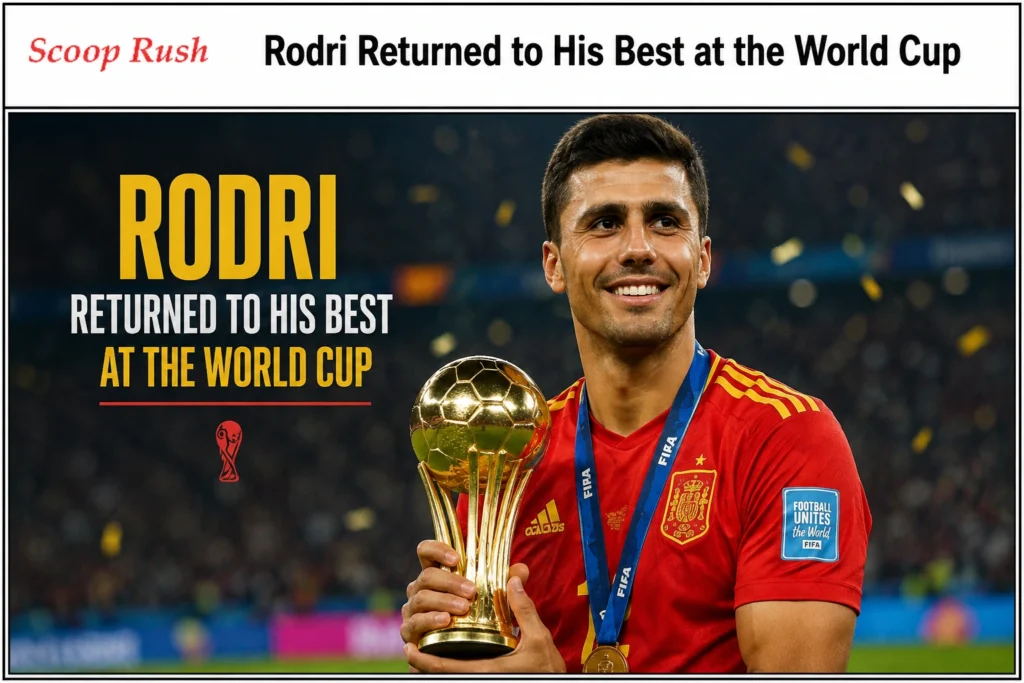 Rodri Returned to His Best at the World Cup