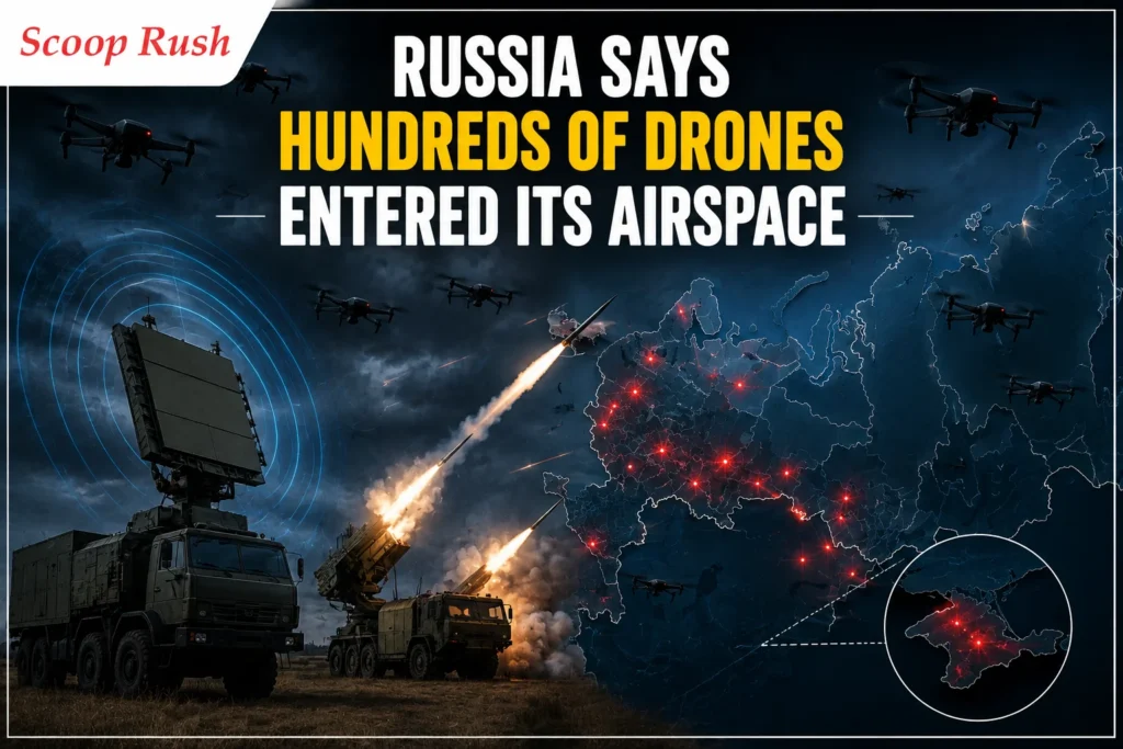 Russia-Says-Hundreds-of-Drones-Entered-Its-Airspace