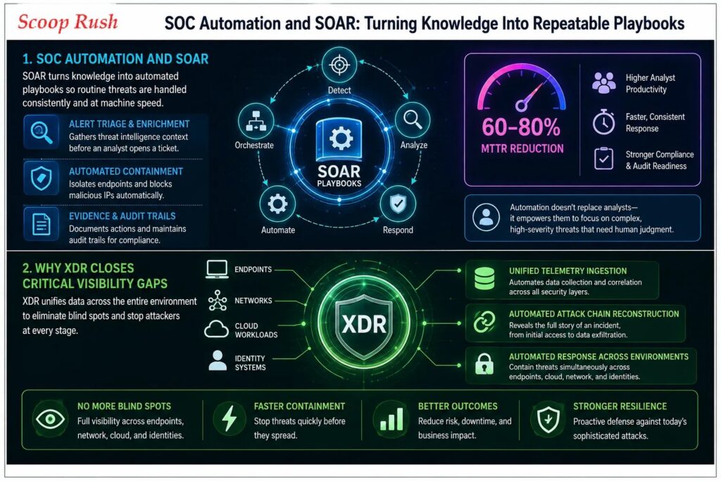 SOC Automation and SOAR: Turning Knowledge Into Repeatable Playbooks