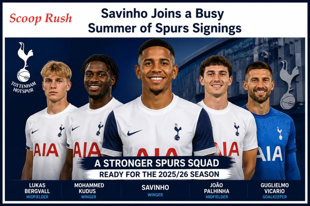 Savinho Joins a Busy Summer of Spurs Signings