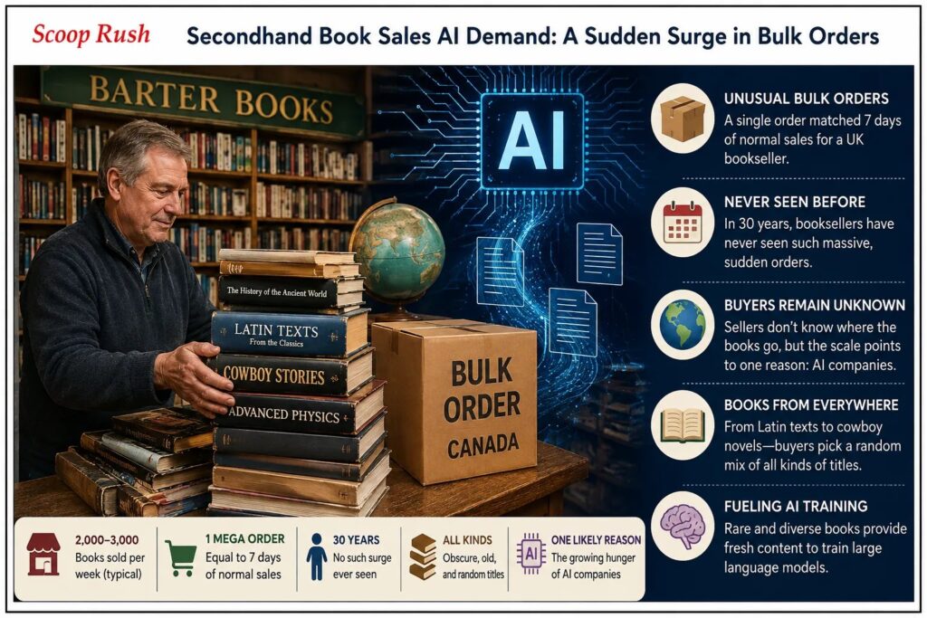 Secondhand Book Sales AI Demand: A Sudden Surge in Bulk Orders