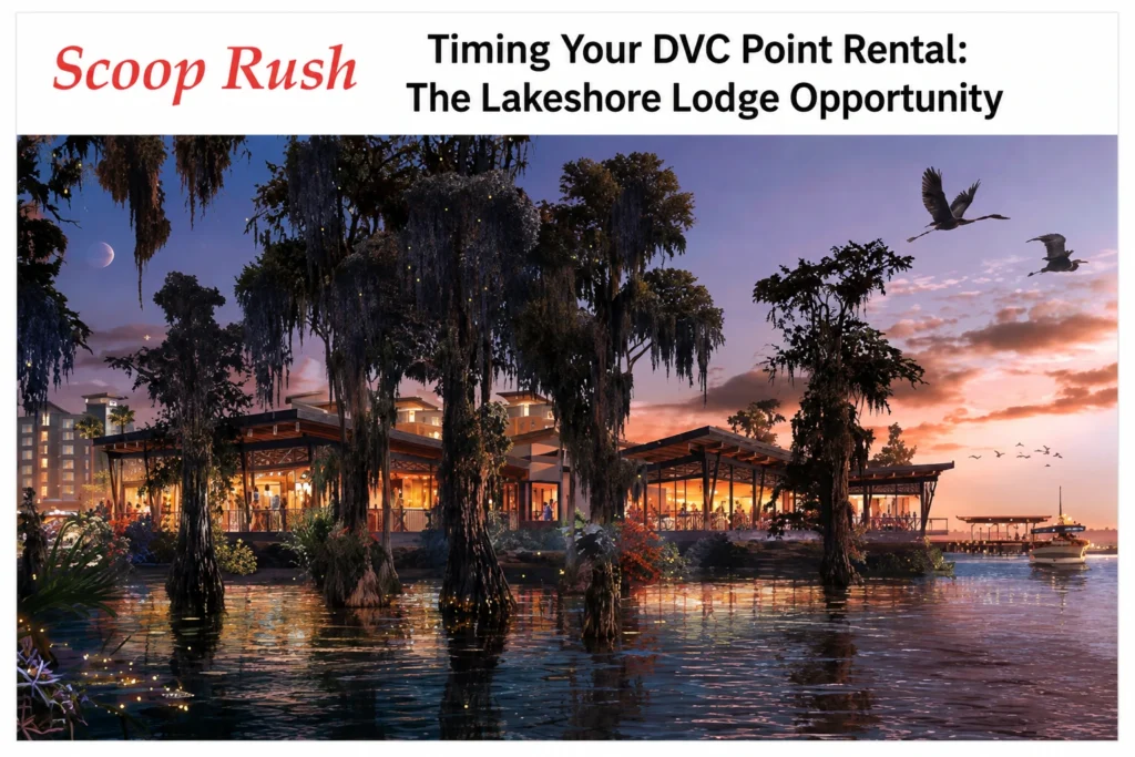 Timing Your DVC Point Rental: The Lakeshore Lodge Opportunity