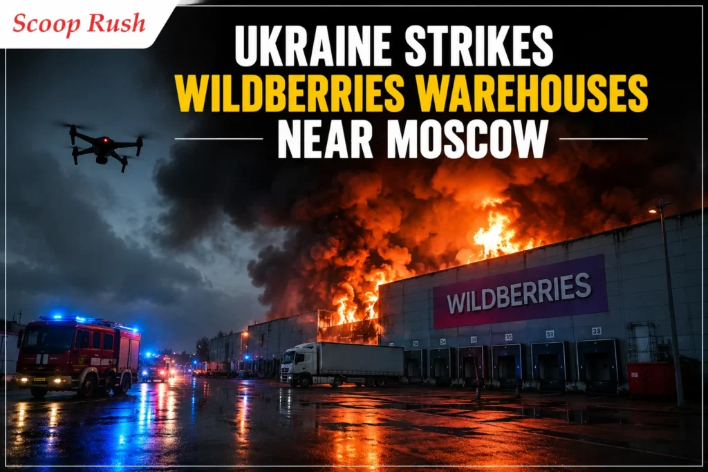 Ukraine-Strikes-Wildberries-Warehouses-Near-Moscow