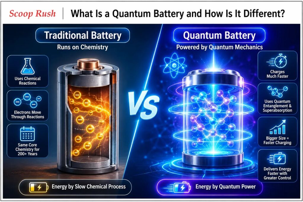 What Is a Quantum Battery and How Is It Different?
