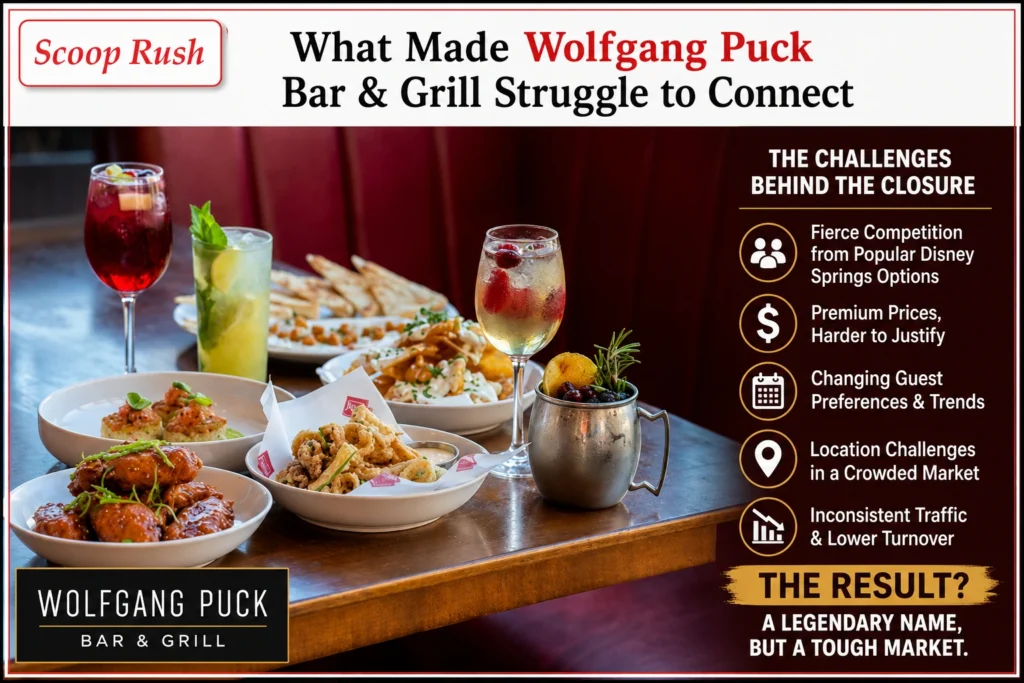 What Made Wolfgang Puck Bar & Grill Struggle to Connect