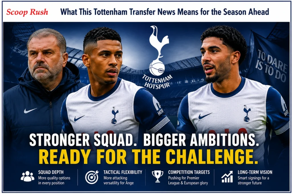 What This Tottenham Transfer News Means for the Season Ahead