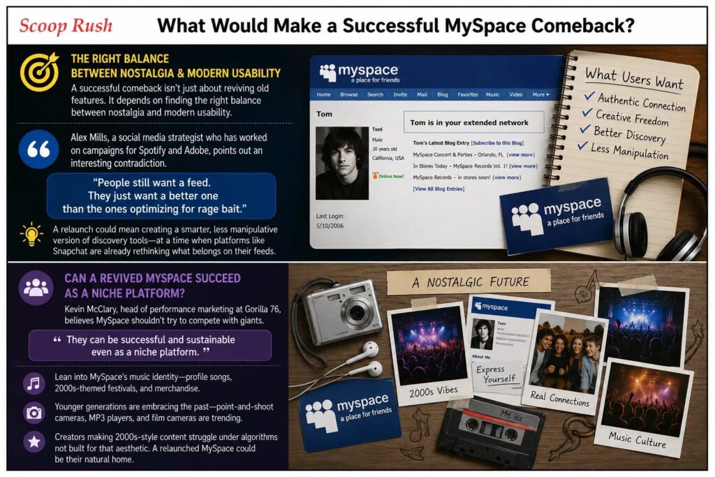 What Would Make a Successful MySpace Comeback?
