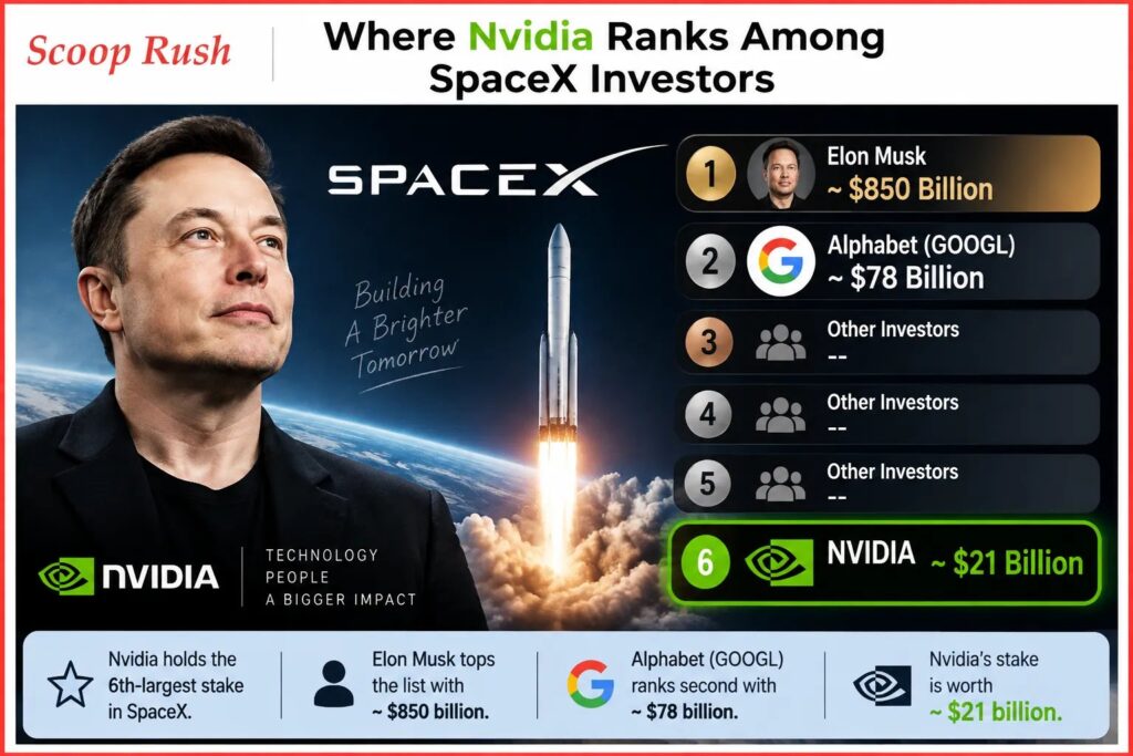 Where Nvidia Ranks Among SpaceX Investors