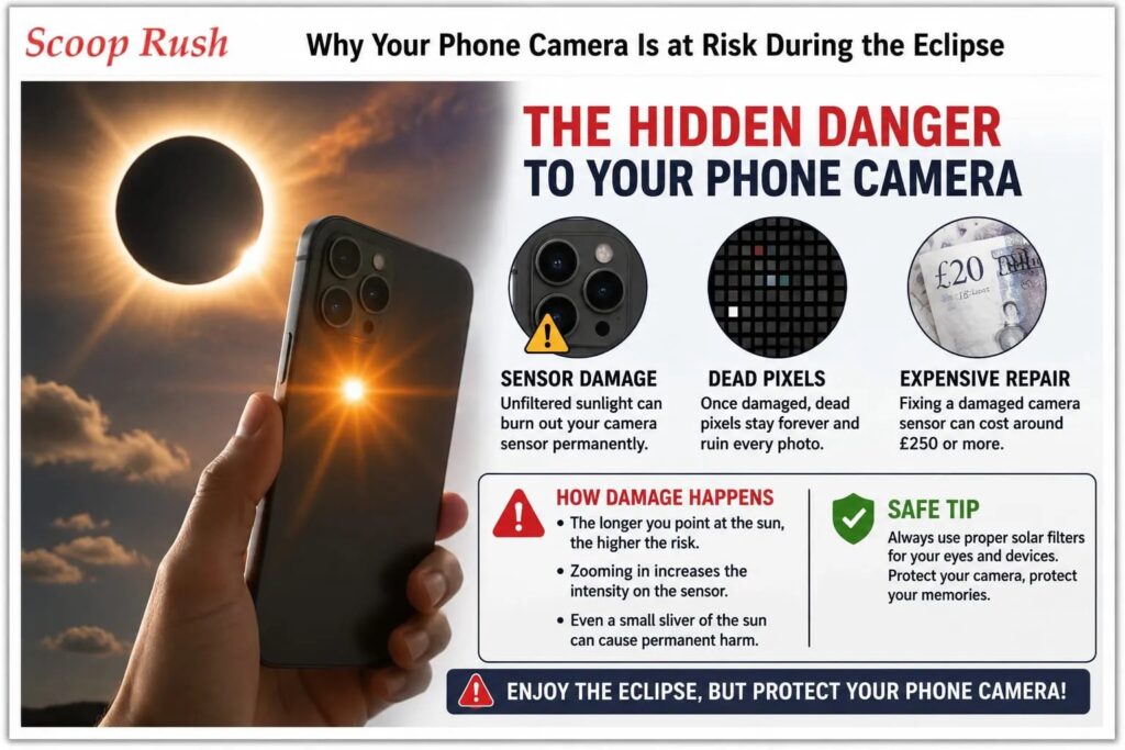 Why Your Phone Camera Is at Risk During the Eclipse