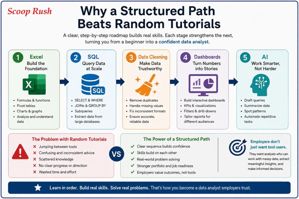 Why a Structured Path Beats Random Tutorials