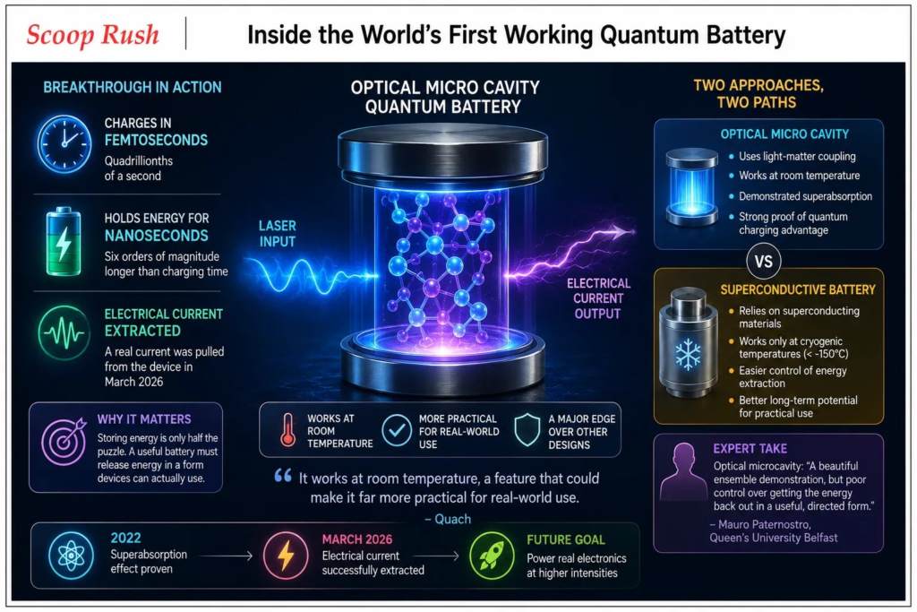 Inside the World's First Working Quantum Battery
