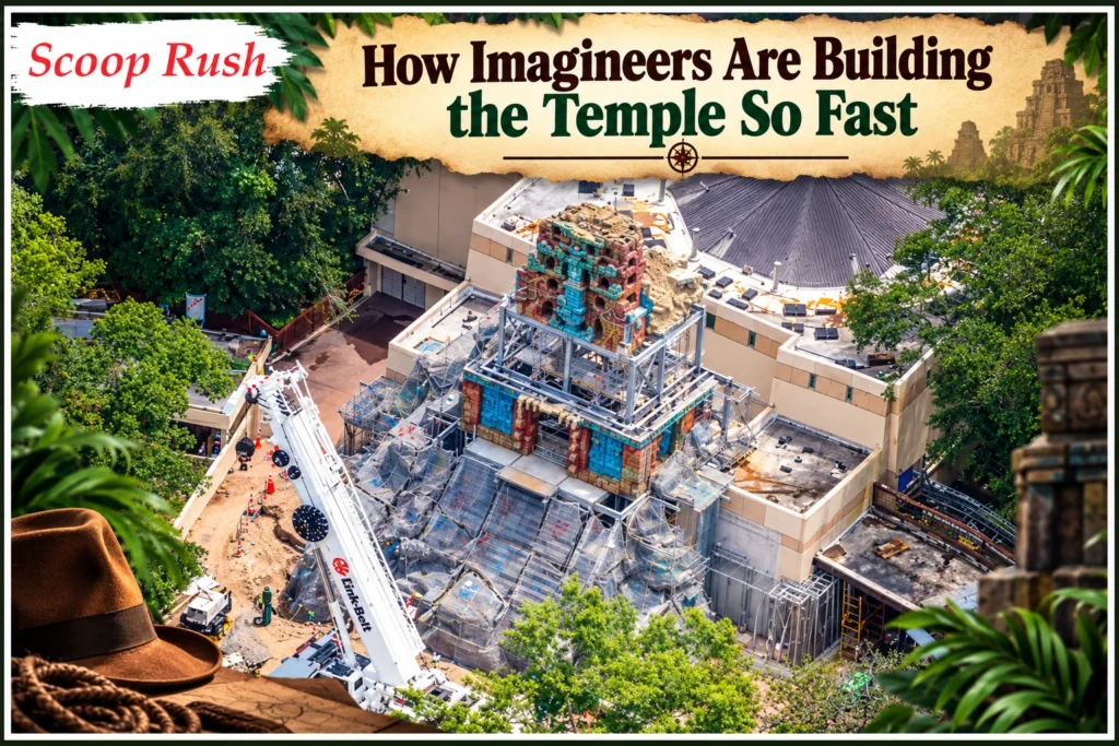 How Imagineers Are Building the Temple So Fast