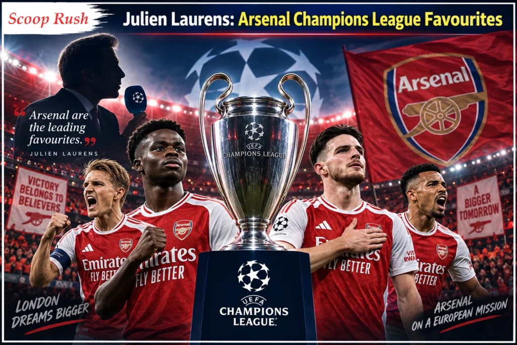 Julien Laurens Backs Arsenal as the Leading Champions League Favourite
