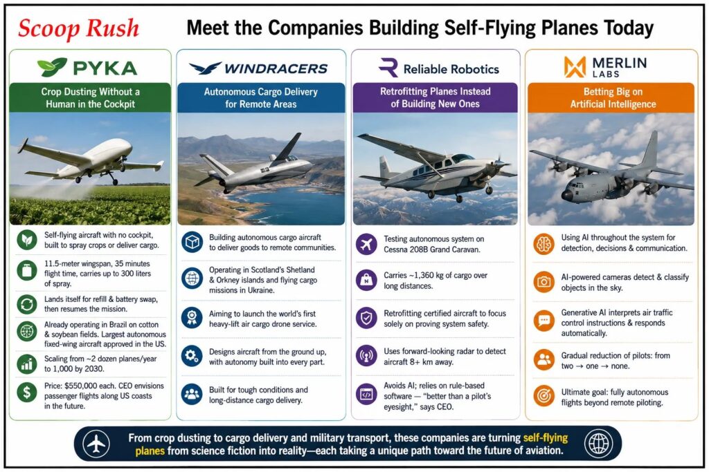 Meet the Companies Building Self-Flying Planes Today
