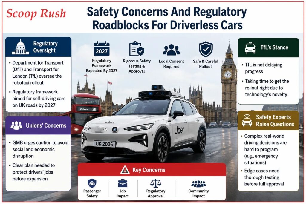Safety Concerns And Regulatory Roadblocks For Driverless Cars