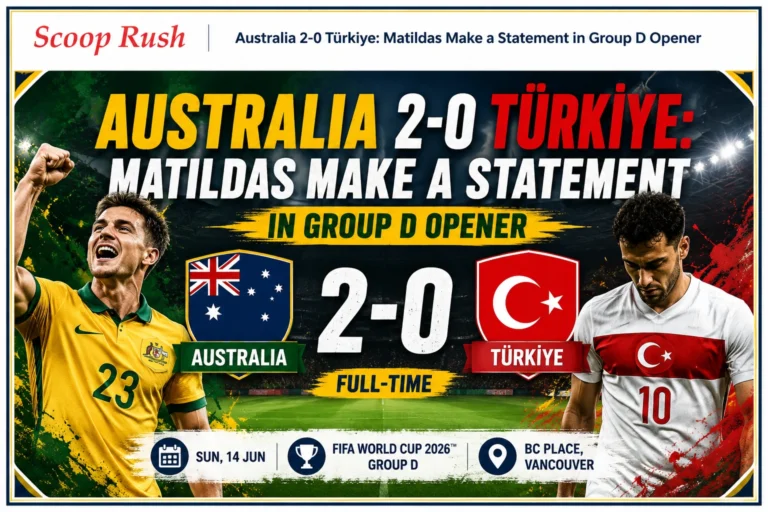 Australia vs Türkiye Result: Socceroos Beat Türkiye 2-0 in FIFA World Cup 2026 Group D Clash   