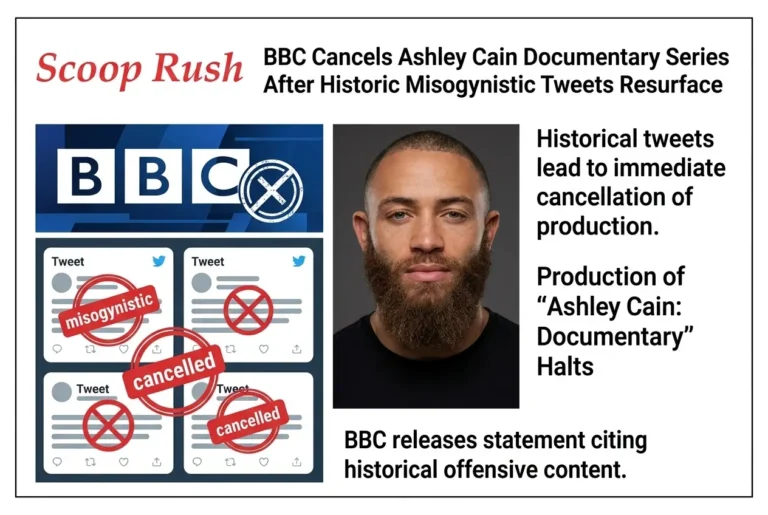BBC Cancels Ashley Cain Series After Misogynistic Tweets Resurface